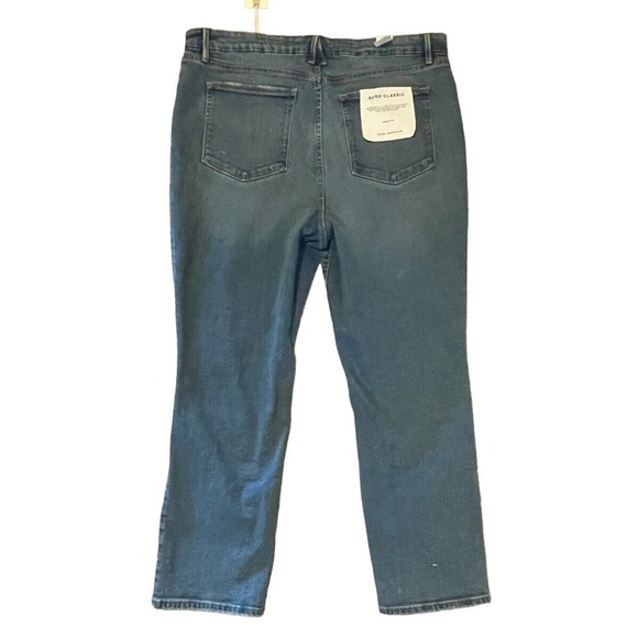 Good American Good Classic Jeans High Rise Medium Wash Size 20 Plus Size - Picture 4 of 8